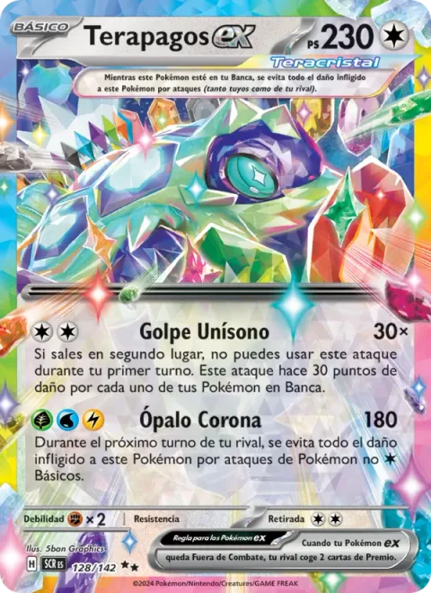 Terapagos ex [Unified Beatdown | Crown Opal]