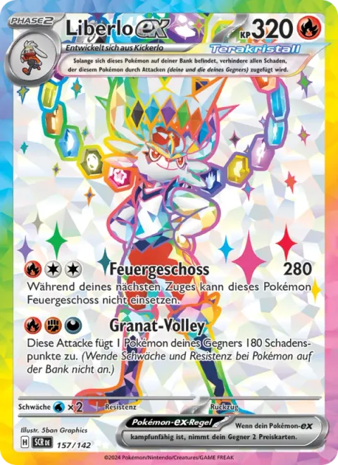 Cinderace ex [Flare Strike | Garnet Volley]