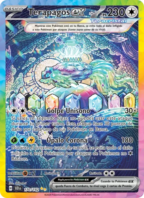Terapagos ex [Unified Beatdown | Crown Opal]