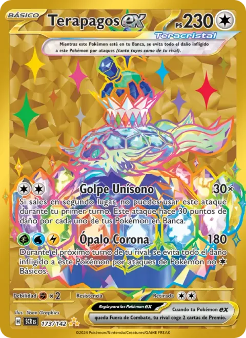 Terapagos ex [Unified Beatdown | Crown Opal]