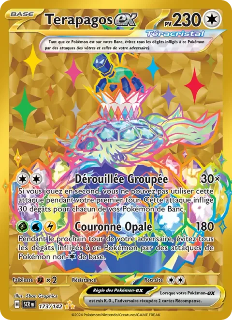 Terapagos ex [Unified Beatdown | Crown Opal]