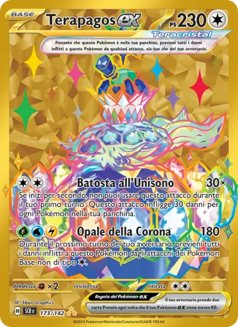 Terapagos ex [Unified Beatdown | Crown Opal]