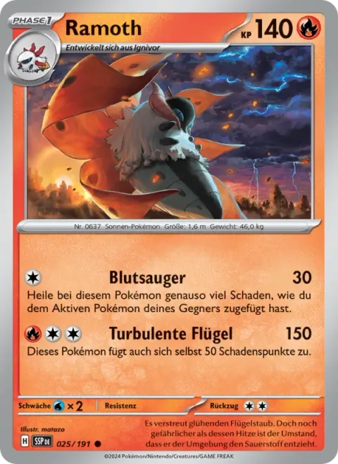Volcarona [Leech Life | Turbulent Wings]