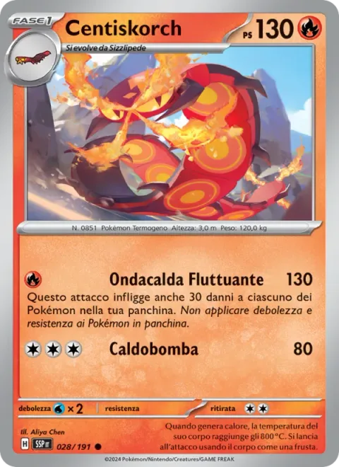 Centiskorch [Billowing Heat Wave | Heat Blast]