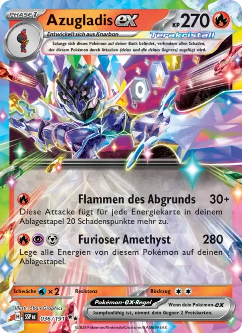 Ceruledge ex [Abyssal Flames | Raging Amethyst]