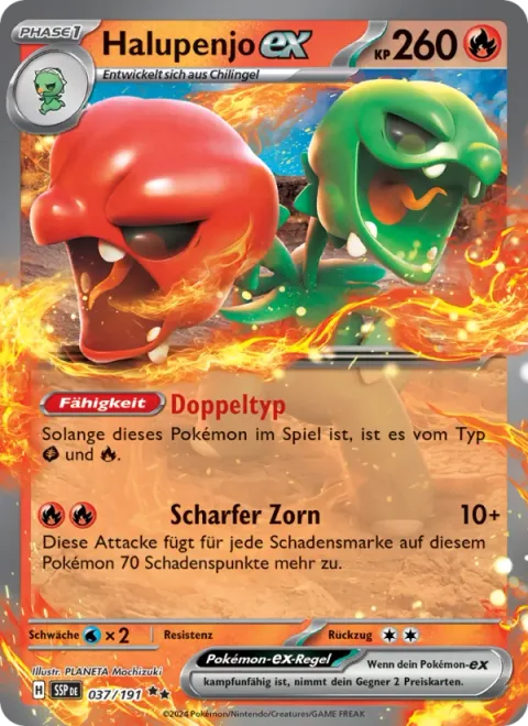 Scovillain ex [Double Type | Spicy Rage]