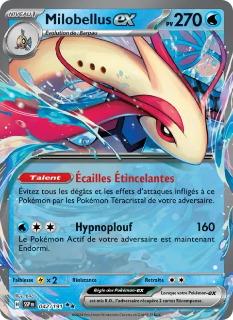 Milotic ex [Sparkling Scales | Hypno Splash]
