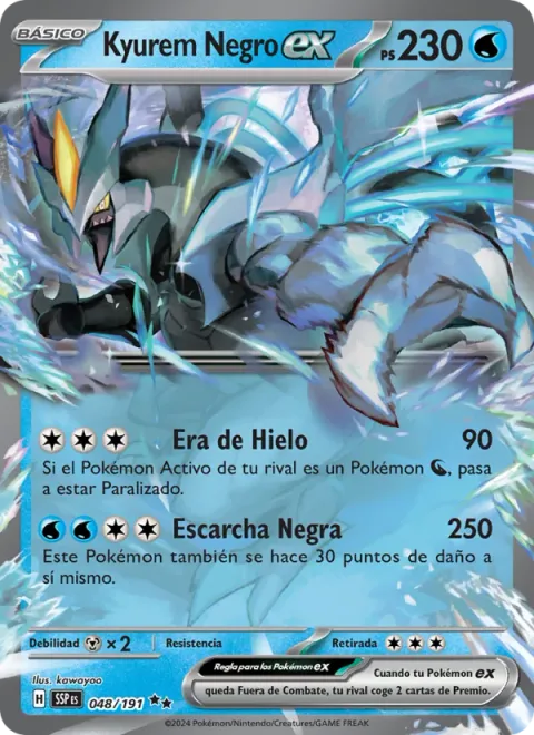 Black Kyurem ex [Ice Age | Black Frost]