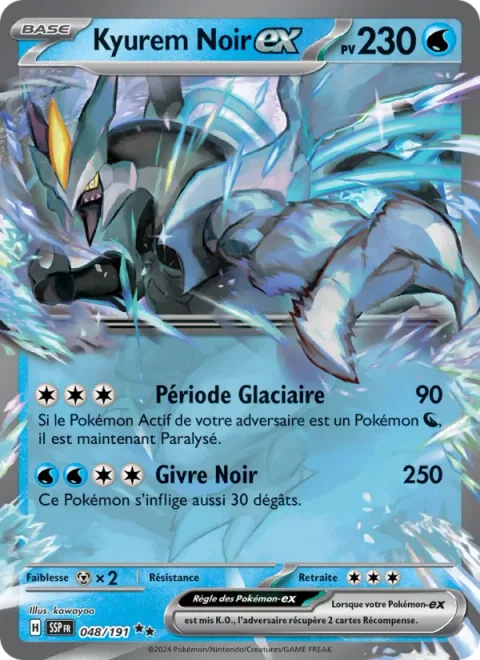 Black Kyurem ex [Ice Age | Black Frost]