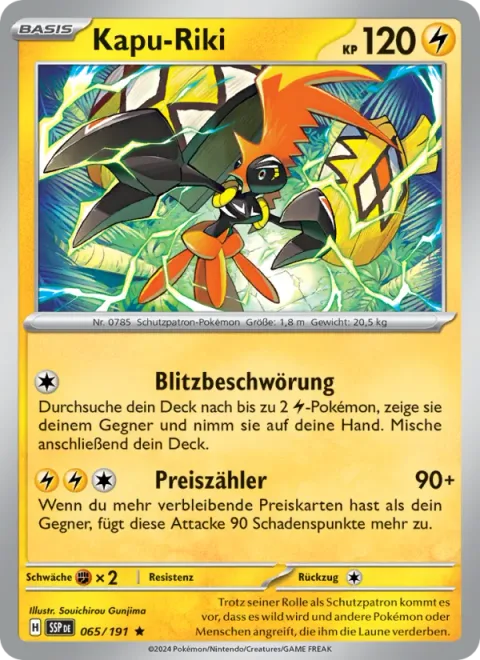 Tapu Koko [Summon Lightning | Prize Count]