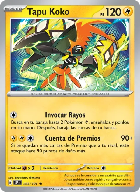 Tapu Koko [Summon Lightning | Prize Count]