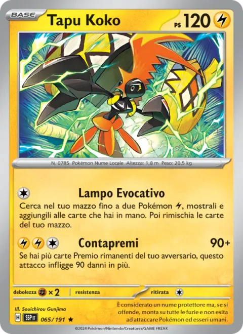 Tapu Koko [Summon Lightning | Prize Count]