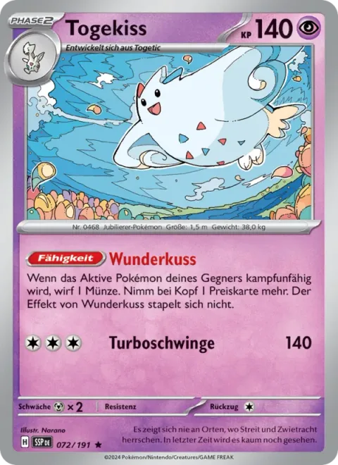 Togekiss [Wonder Kiss | Speed Wing]