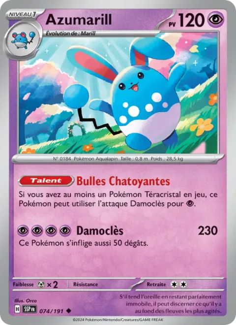 Azumarill [Glistening Bubbles | Double-Edge]