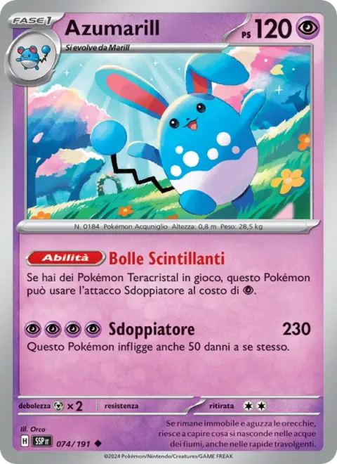 Azumarill [Glistening Bubbles | Double-Edge]