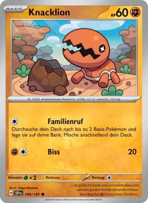 Trapinch [Call for Family | Bite]