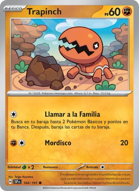 Trapinch [Call for Family | Bite]