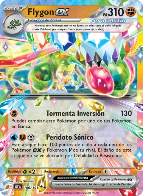Flygon ex [Reversing Storm | Sonic Peridot]