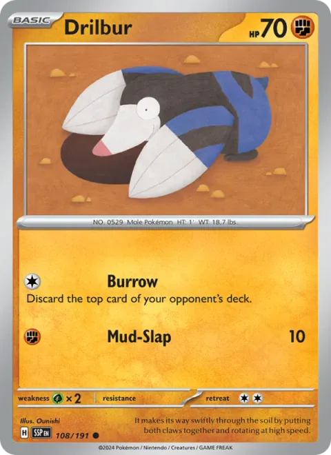 Drilbur [Burrow | Mud-Slap]