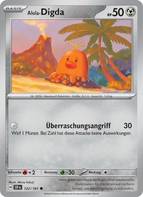 Alolan Diglett [Surprise Attack]