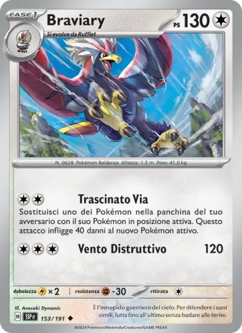 Braviary [Drag Off | Blasting Wind]