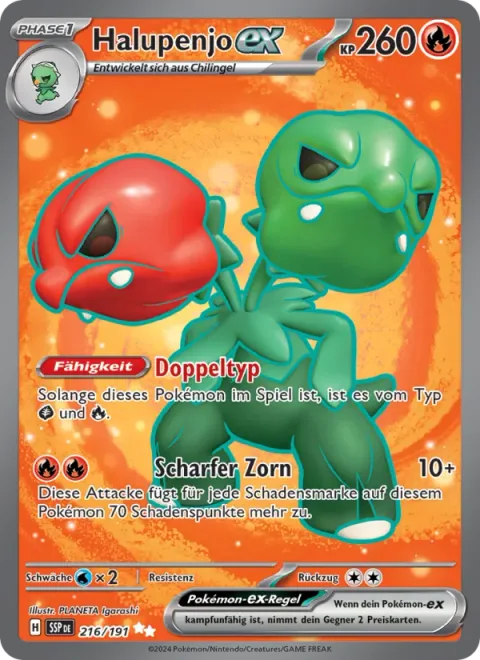 Scovillain ex [Double Type | Spicy Rage]