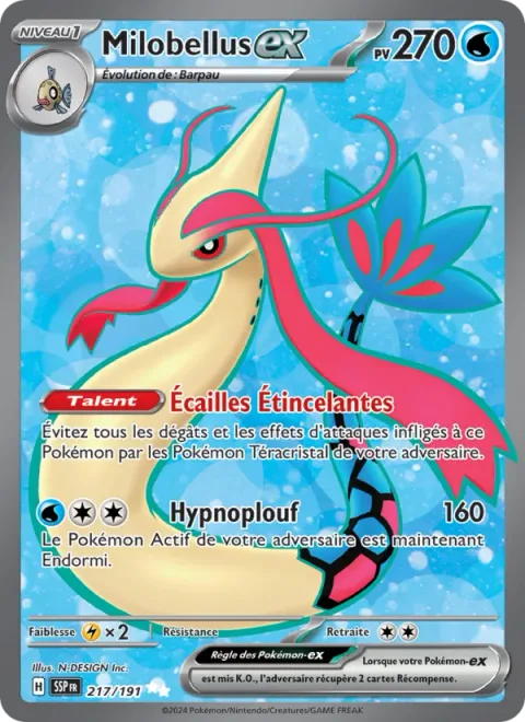 Milotic ex [Sparkling Scales | Hypno Splash]