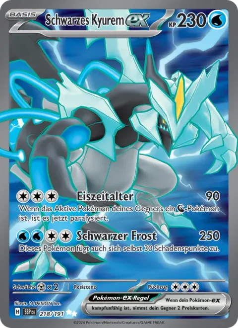 Black Kyurem ex [Ice Age | Black Frost]