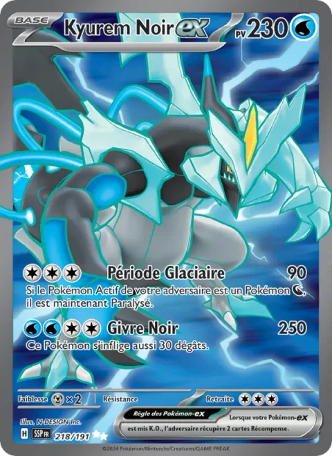 Black Kyurem ex [Ice Age | Black Frost]