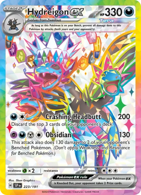 Hydreigon ex [Crashing Headbutt | Obsidian]
