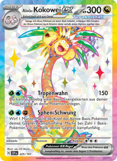 Alolan Exeggutor ex [Tropical Frenzy | Swinging Sphene]