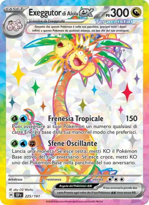 Alolan Exeggutor ex [Tropical Frenzy | Swinging Sphene]