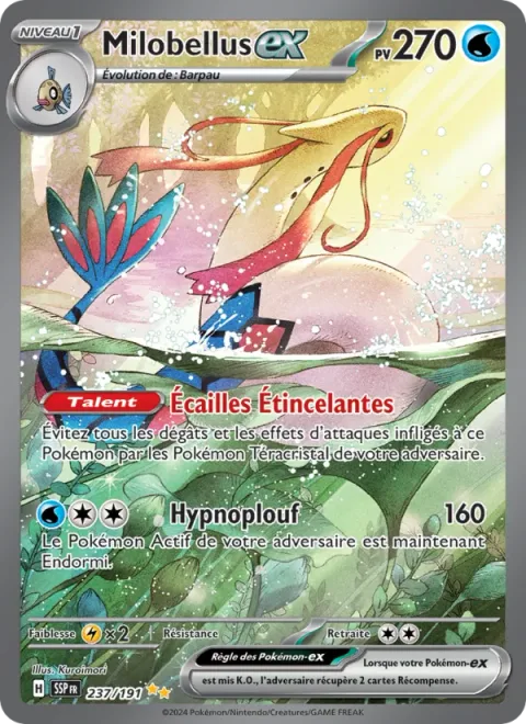 Milotic ex [Sparkling Scales | Hypno Splash]