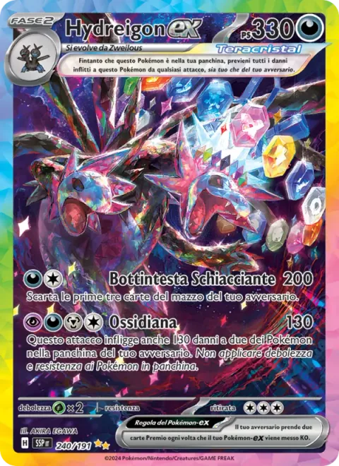 Hydreigon ex [Crashing Headbutt | Obsidian]
