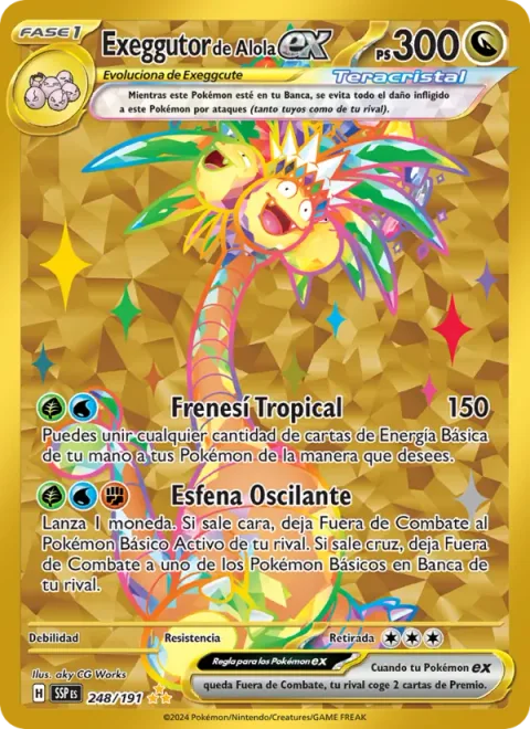 Alolan Exeggutor ex [Tropical Frenzy | Swinging Sphene]