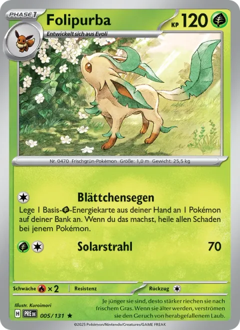 Leafeon [Leaflet Blessings | Solar Beam]