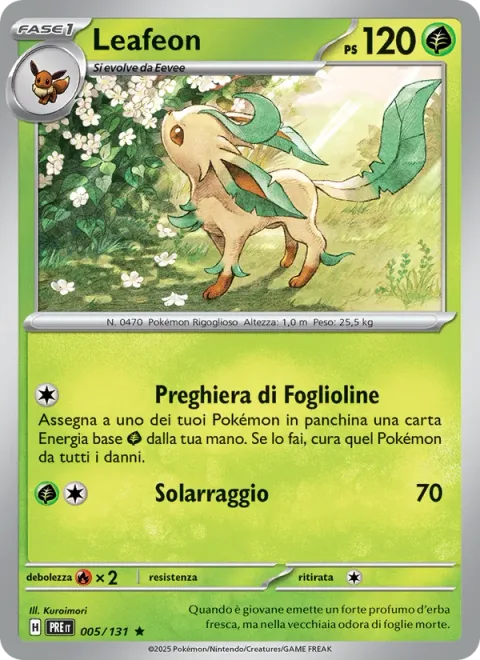 Leafeon [Leaflet Blessings | Solar Beam]