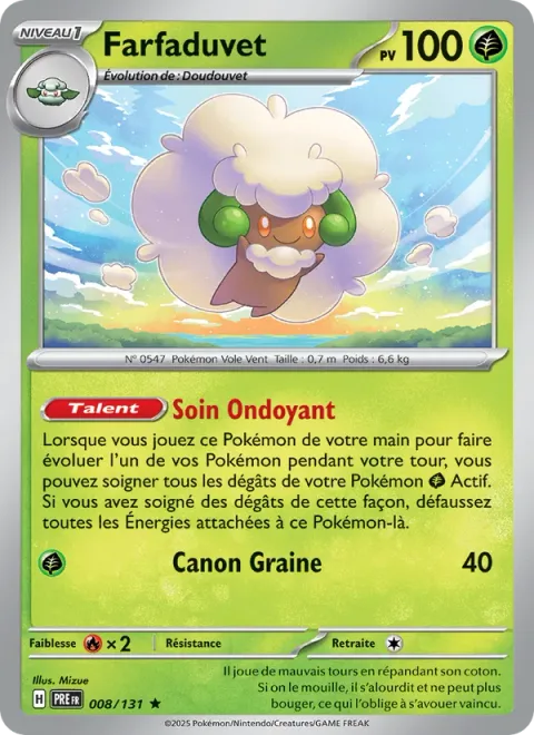Whimsicott [Wafting Heal | Seed Bomb]