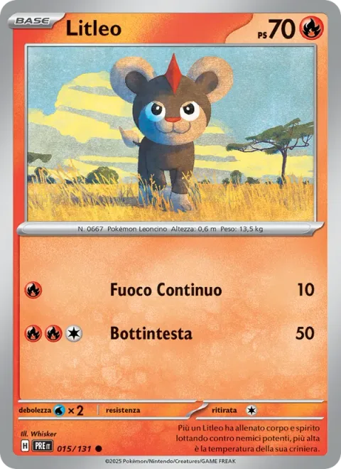 Litleo [Combustion | Headbutt]