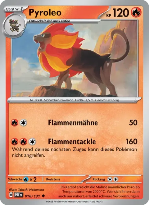 Pyroar [Fire Mane | Flame Tackle]