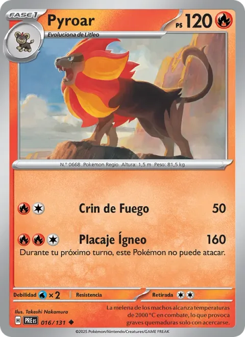 Pyroar [Fire Mane | Flame Tackle]