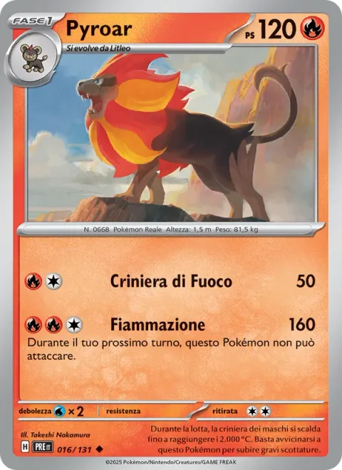 Pyroar [Fire Mane | Flame Tackle]