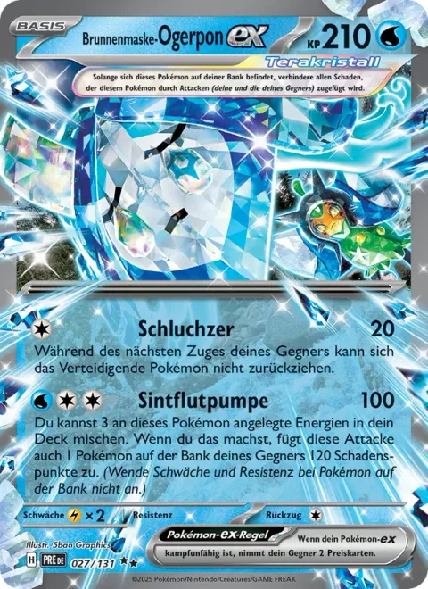 Wellspring Mask Ogerpon ex [Sob | Torrential Pump]