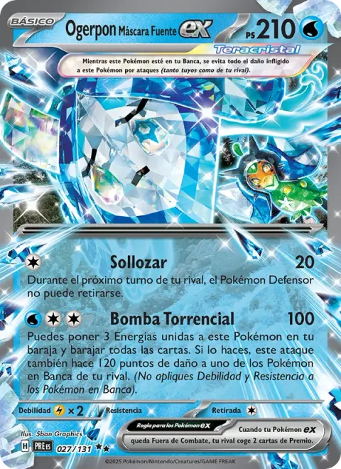 Wellspring Mask Ogerpon ex [Sob | Torrential Pump]