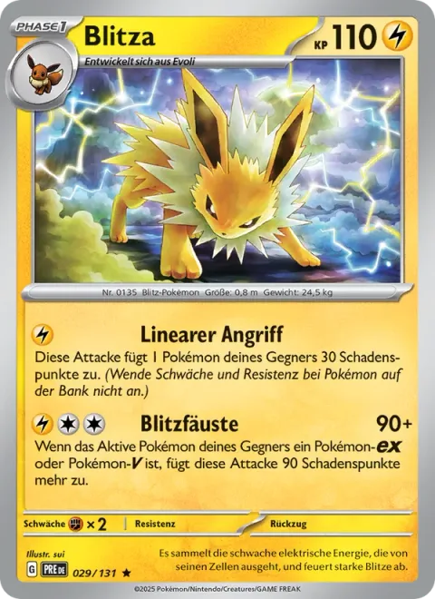 Jolteon [Linear Attack | Fighting Lightning]