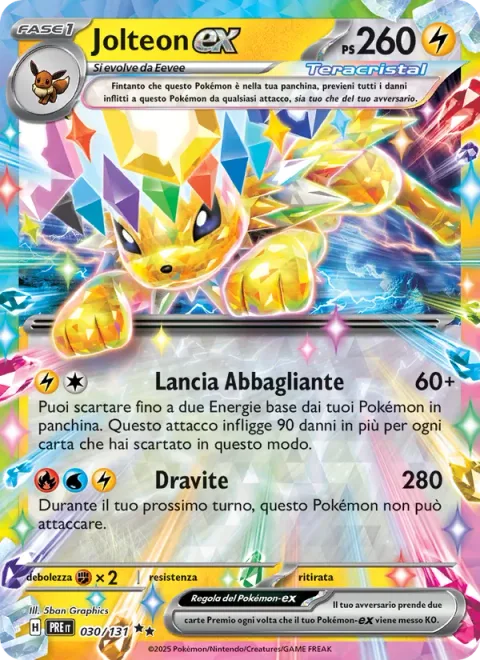 Jolteon ex [Flashing Spear | Dravite]