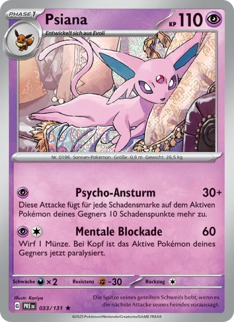 Espeon [Psychic Assault | Psy Bolt]