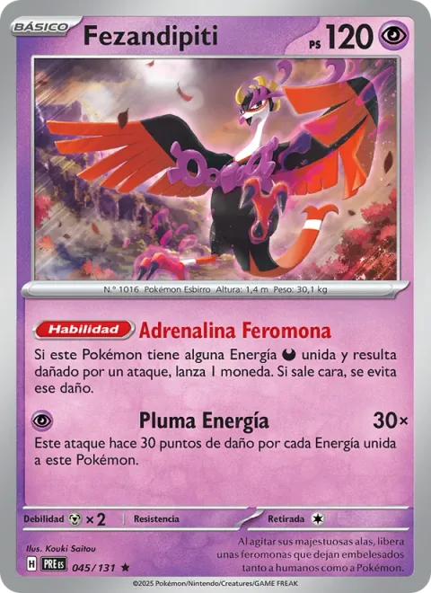 Fezandipiti [Adrena-Pheromone | Energy Feather]