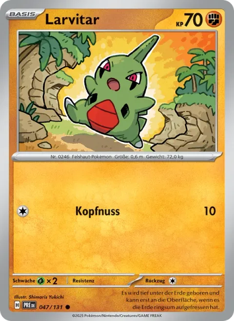 Larvitar [Headbutt]