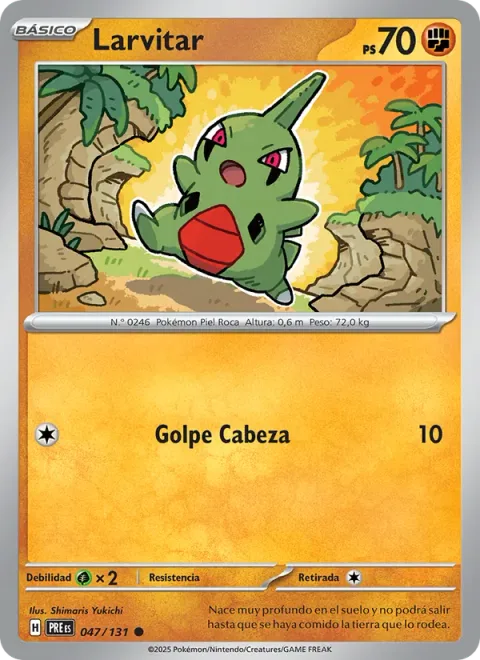 Larvitar [Headbutt]